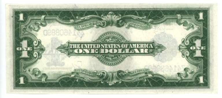 Crisp Uncirculated 1923 Large Size $1 Silver Cert