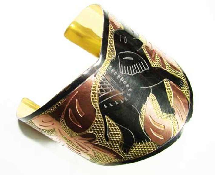Amazing Ethnic Art, Handcrafted Beautiful Cuff Bracelet