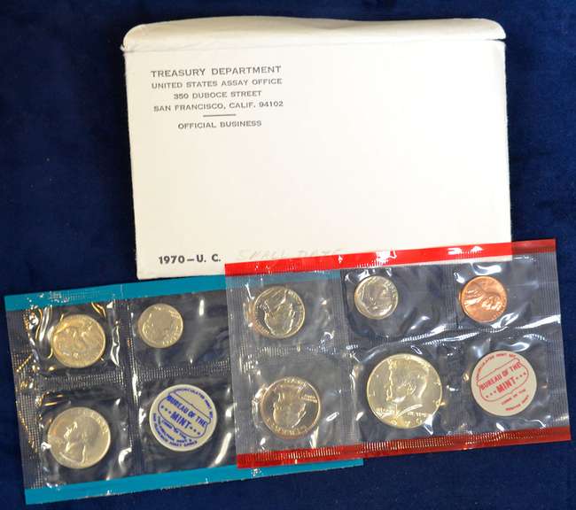 1970 MINT SET W/ SMALL DATE 70'S CENT
