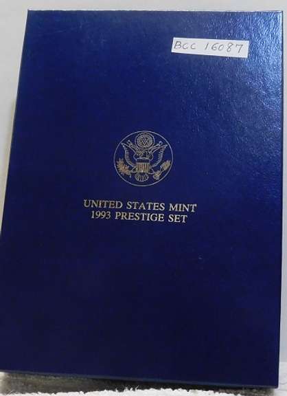 1993 Prestige Set, w/PRF Silver Dol.