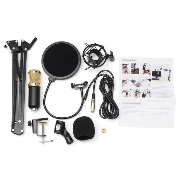 Condenser Microphone Sound Audio Studio System Kit