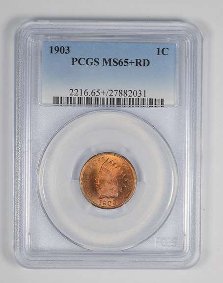 MS65+RD 1903 Indian Head Cent - Graded PCGS
