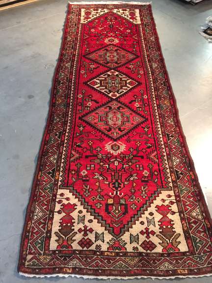 STUNNING AUTHENTIC PERSIAN  RUG 3'.3" X10'.1"