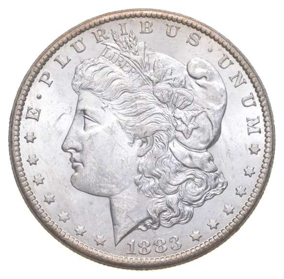 1883-CC Morgan Silver Dollar