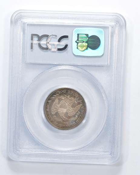 PR66 CAM 1880 Seated Liberty Quarter - Toned - Graded PCGS