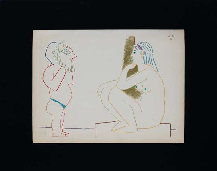 PABLO PICASSO UNITLED (29.1.54.III) 1954