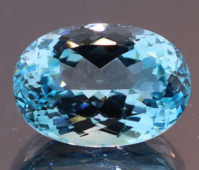 Impressive 16.05ct top Swiss blue Topaz