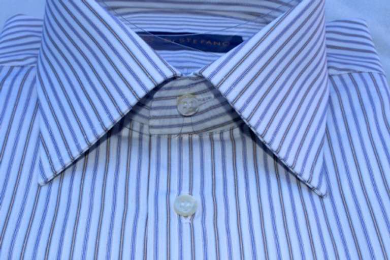 Super Fine Quality Blue Shirt By Di Stefano