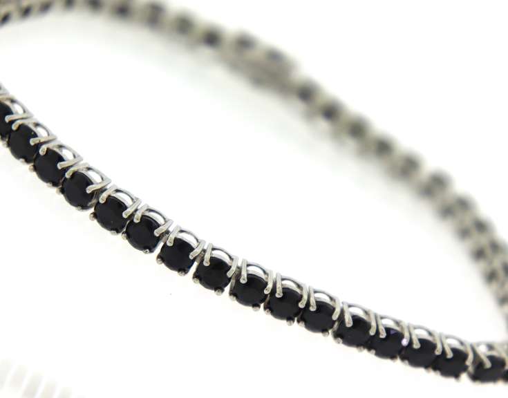 Sterling Silver Black Onyx Bracelet