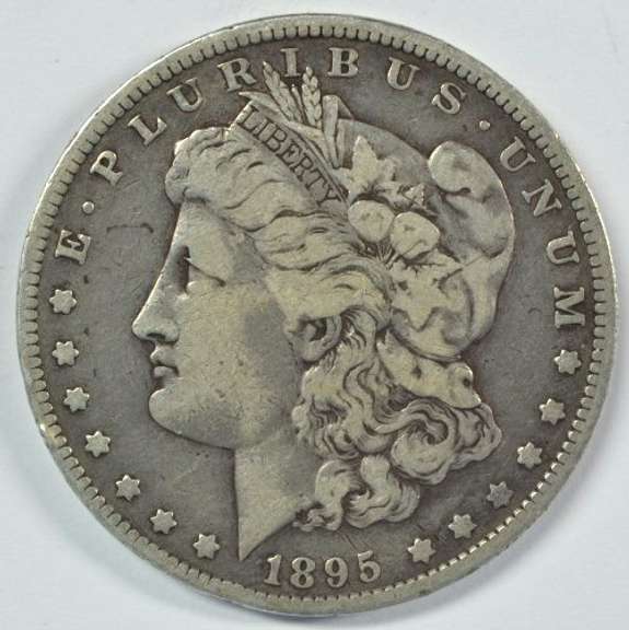 The rare 1895-O Morgan Silver Dollar in VF+