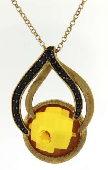 Sterling Silver Citrine Necklace