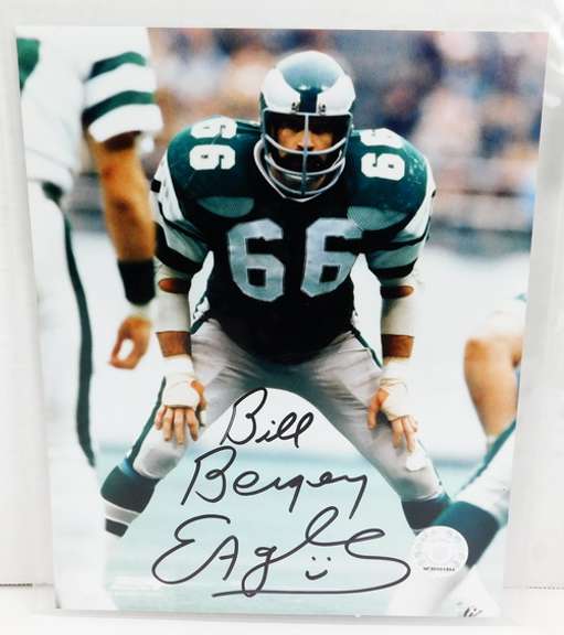 Bill Bergey, Eagles Autographed Photo w/Hologram