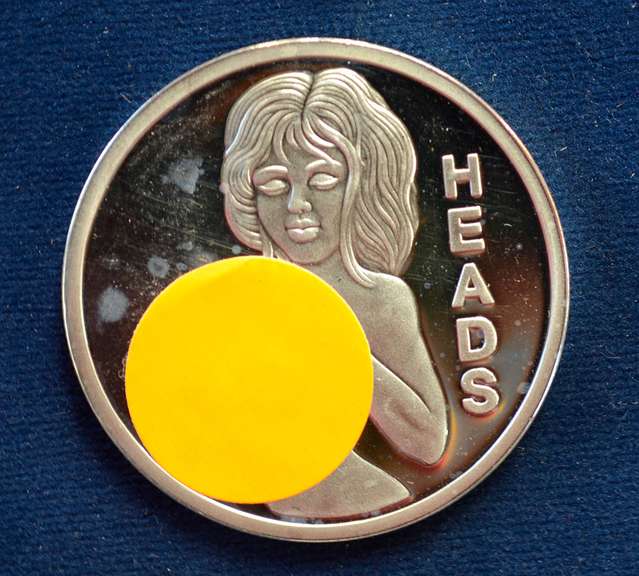 Naughty Coin Silver 1 Oz  Round