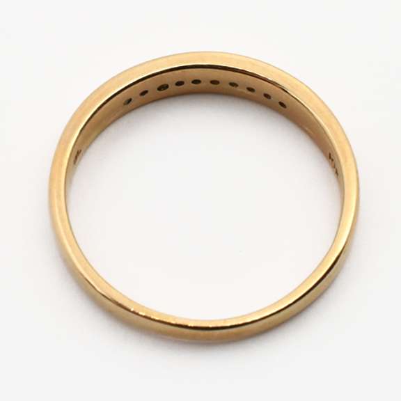 Man's Thin Channel Set Diamond Band