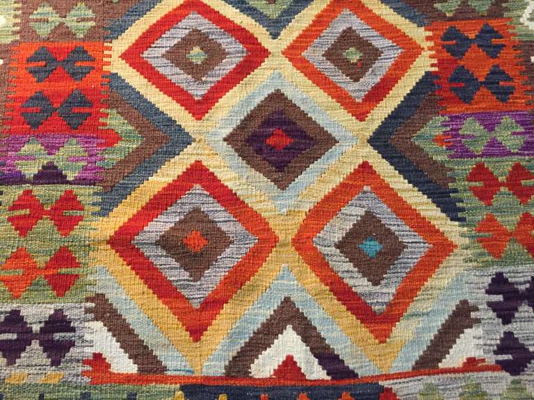 COLORFUL HAND KNOTTED KLIM 4x6.1