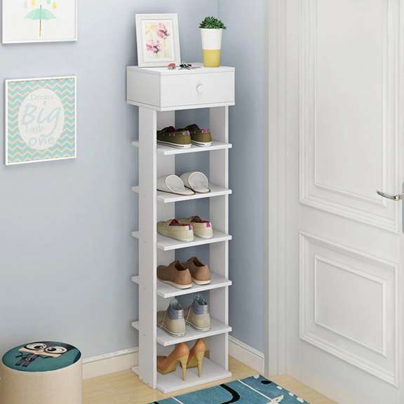 7 Tier Shoe Rack Cabinet Storage Organizer Stand