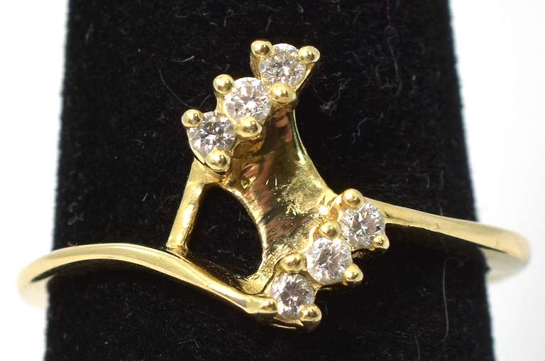 Diamond Ring Enhancer in 14KT Yellow Gold