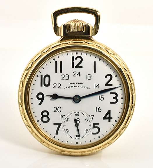 Exceptional Waltham Gold Filled Pocket Watch