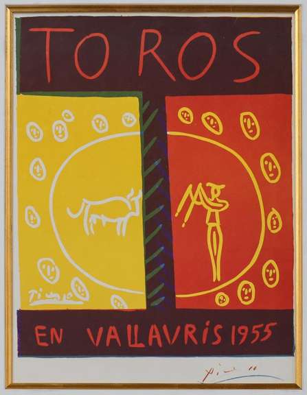 PABLO PICASSO TOROS EN VALLAURIS 1955 1955