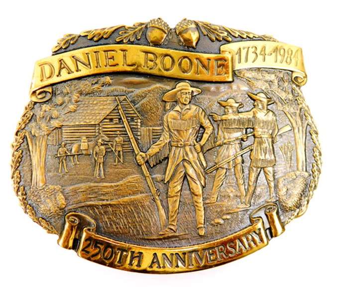 1984 Daniel Boone Commemorative Belt Buckle