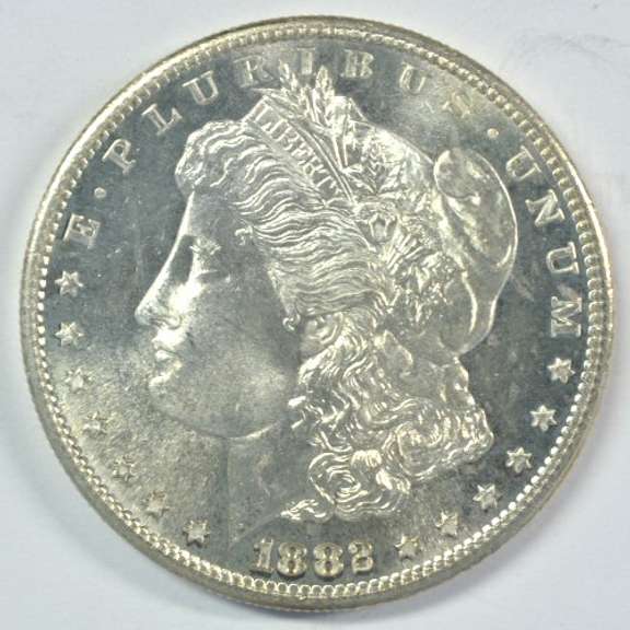 Great Gem BU 1882-S Morgan Silver Dollar