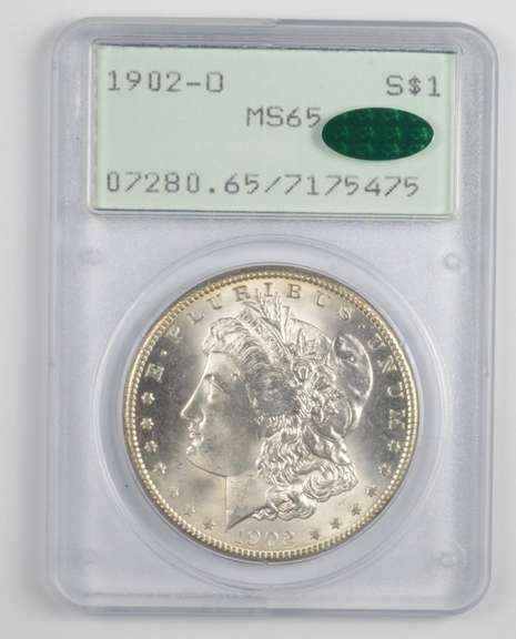 MS65 1902-O Morgan Silver Dollar - CAC - Graded PCGS