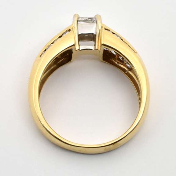 Bold Princess Cut Diamond Ring