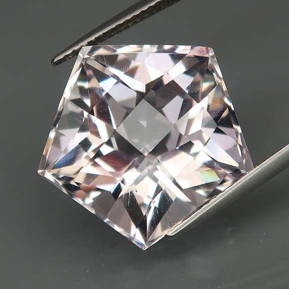 Lavish 23.65ct checker top whisper pink Amethyst