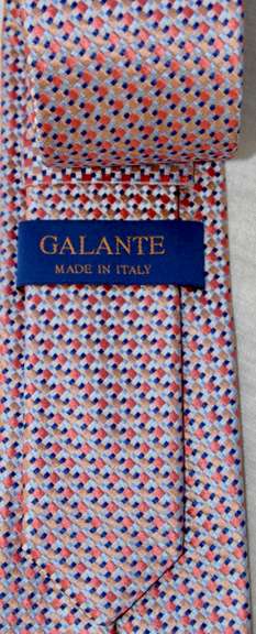 Fine Quality Italian Hand Made Silk Tie By Galante