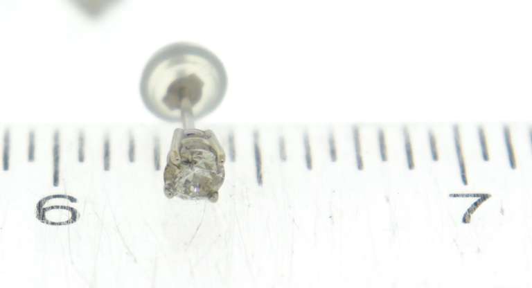 Elegant White Gold .40ctw Diamond Earrings