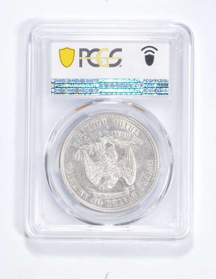 AU55 1876-S Seated Liberty Trade Dollar - Graded PCGS