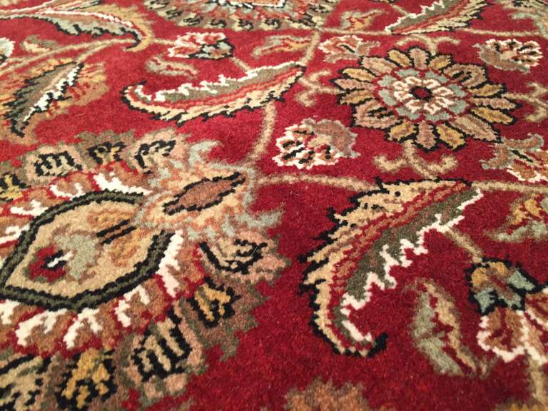 HAND KNOTTED JAIPUR RUG 4.2x6.2