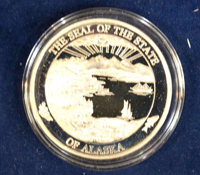 1 OZ. .999 SILVER ROUND FROM THE ALASKA MINT