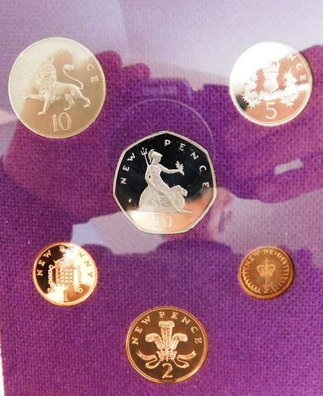 1980 Coinage Proof Set of Great Britain & N. Ireland