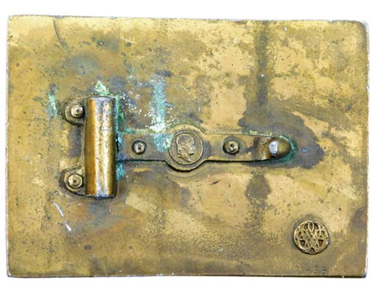 Vintage Heavy French Military Belt Buckle