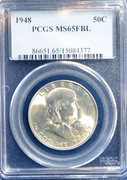 1948 PCGS MS 65 FBL 50 C