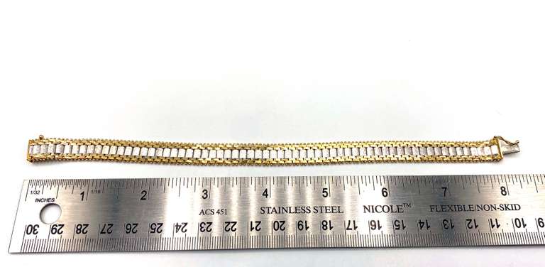 Flashy 14kt Gold Bracelet