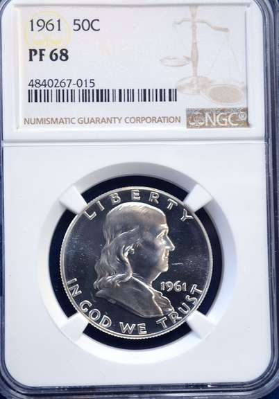 1961 NGC Proof 68 50C