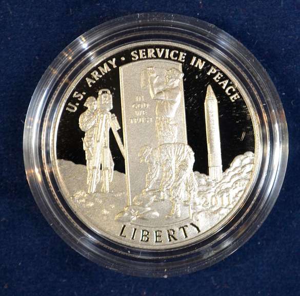 2011 Army Proof 50c Commems OGP