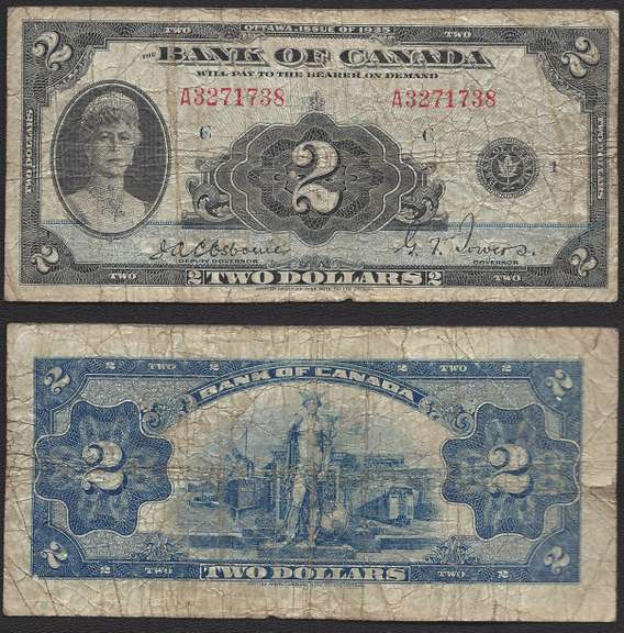 $2 1935 Bank Of Canada