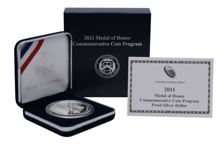 2011 Proof Medal of Honor Commem $ OGP