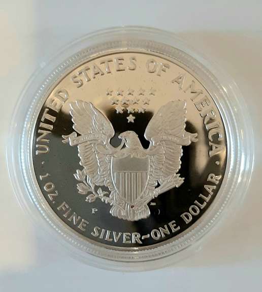 Better 1993 Proof Silver Eagle With Box and Paper