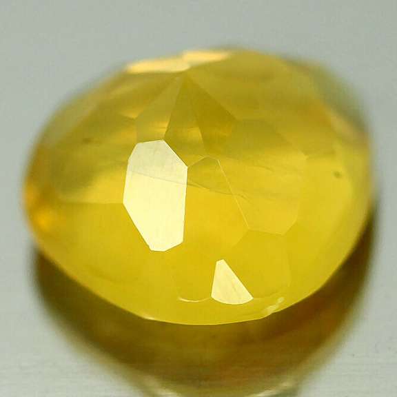 Captivating 5.98ct pear cut golden Fire Opal