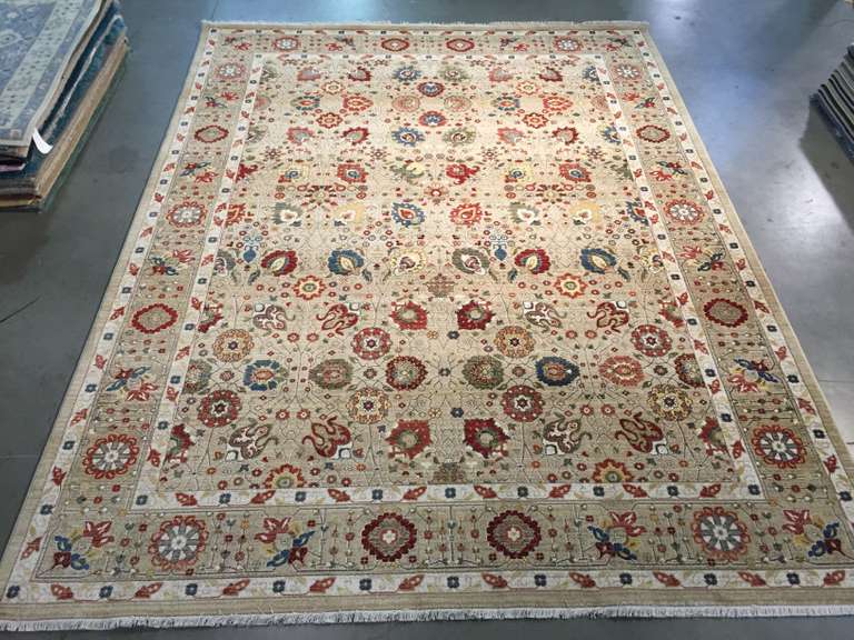 COLORFUL  PERSIAN DESIGN RUG 10x13