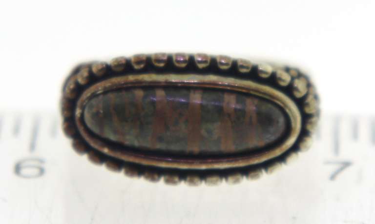 Sterling Silver Fancy Jasper Ring