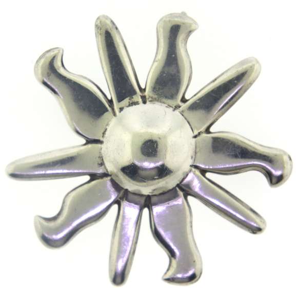 Sterling Silver Sun Pin/Pendant