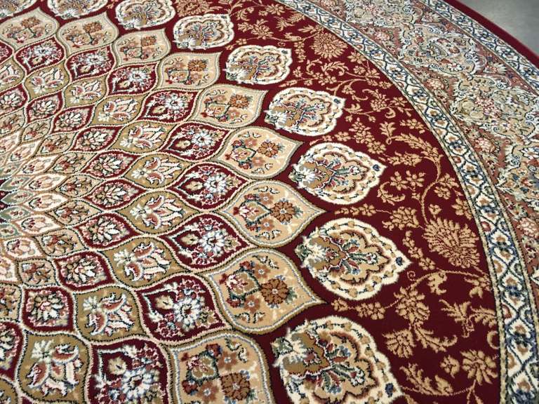 STUNNING PREMIUM  PERSIAN DOME DESIGN ROUND RUG 8x8