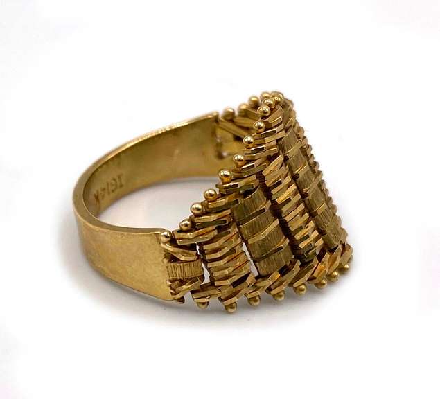 Flexible Woven 14kt Band