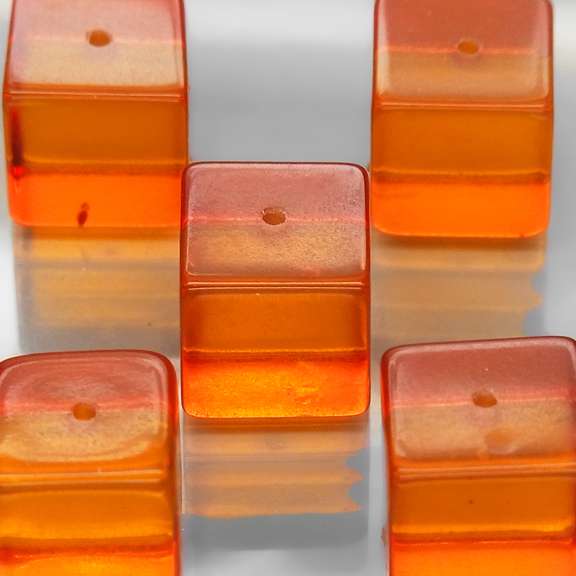 Really cool 13.48ct 8x8mm natural Amber set