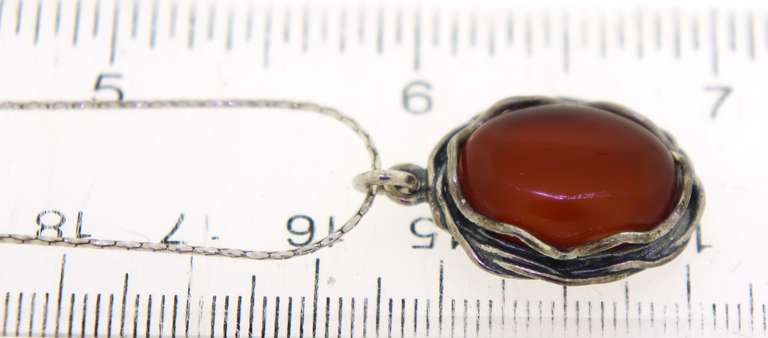 Israel Sterling Silver Amble Necklace